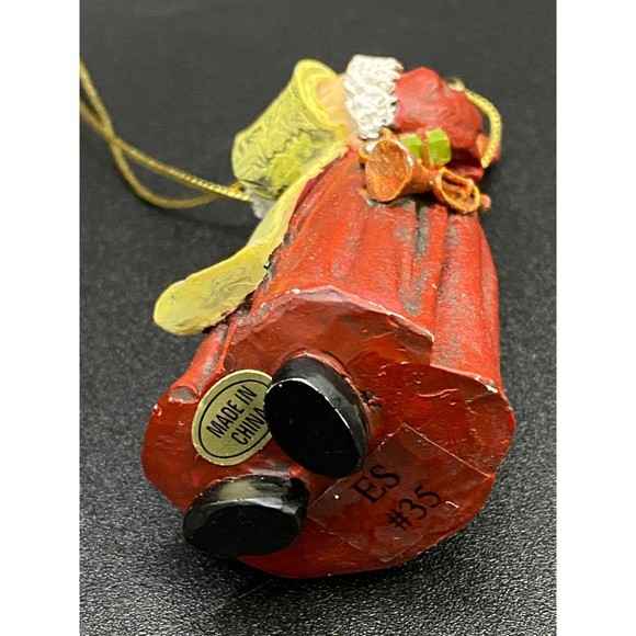 Ornament Santa Claus with Naughty & Nice List - Vintage - Picture 6 of 7